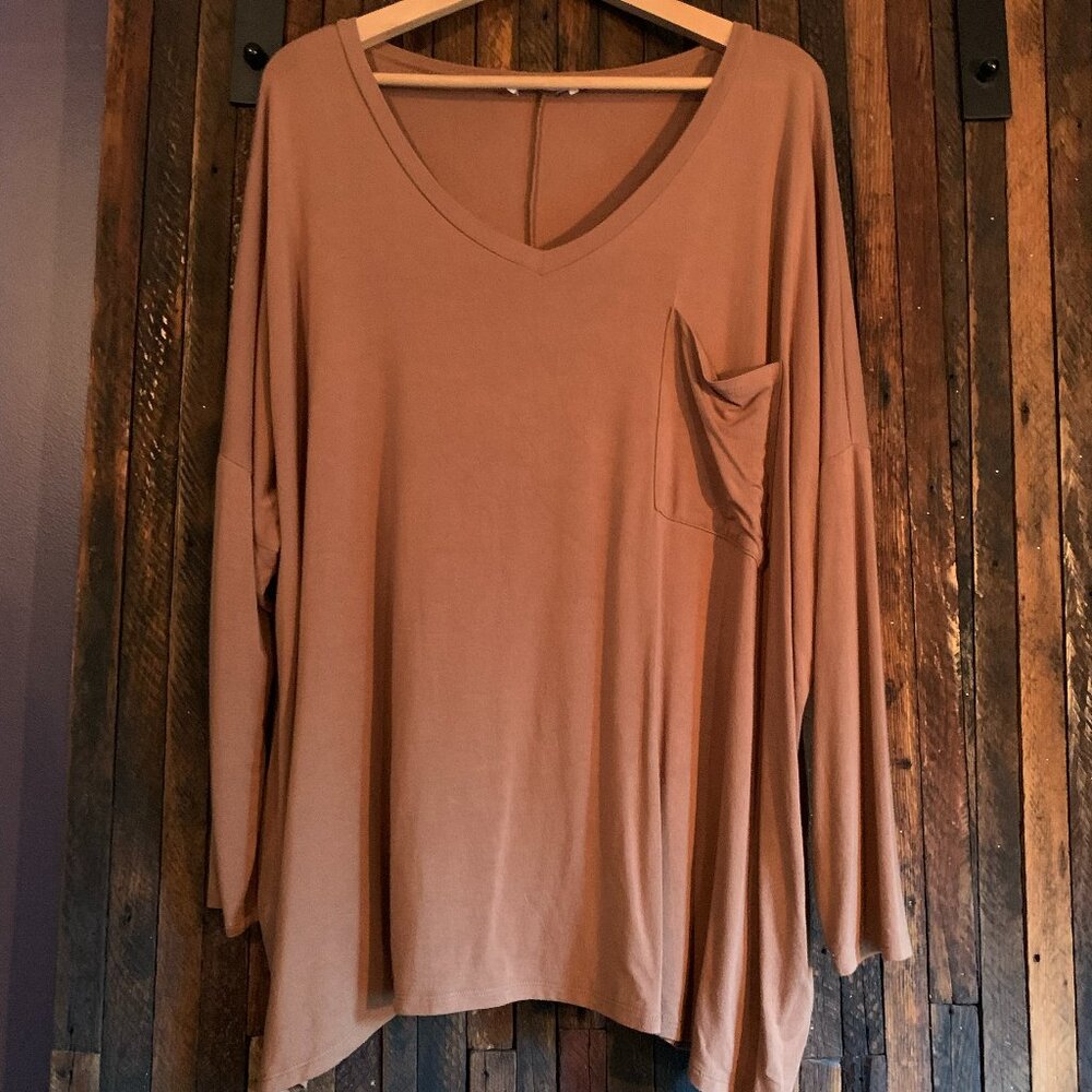 oversized long sleeve tee